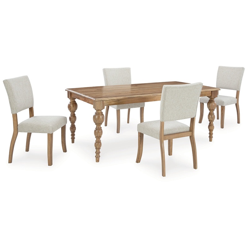 Rybergston Dining Table and 4 Chairs