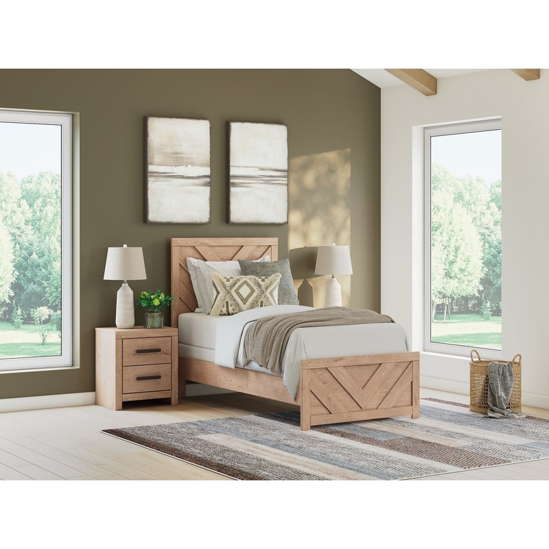 Sanginlane  Panel Bed