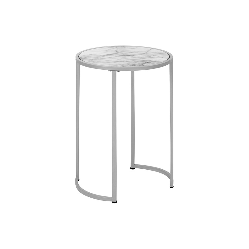 Round Accent Side Table, Contemporary & Modern