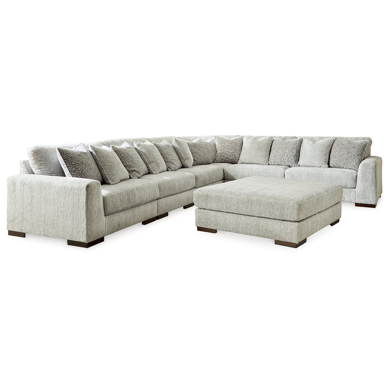 Regent Park 6-Piece Sectional with Ottoman