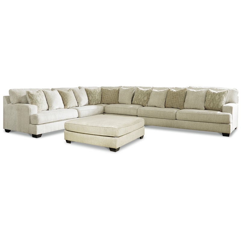 Rawcliffe 4-Piece Sectional with Ottoman