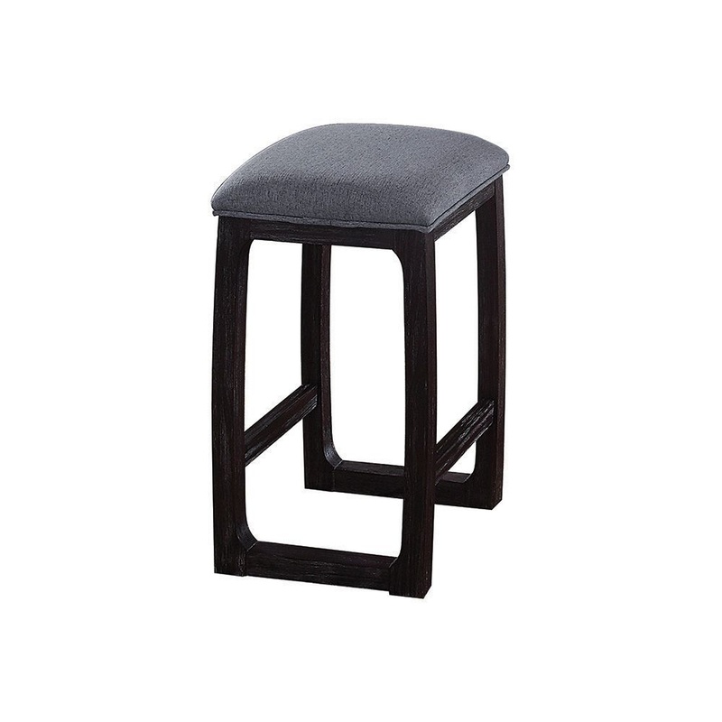 Razo - Weathered Counter Height Stool - Gray