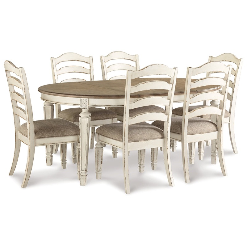 Realyn Dining Table and 6 Chairs