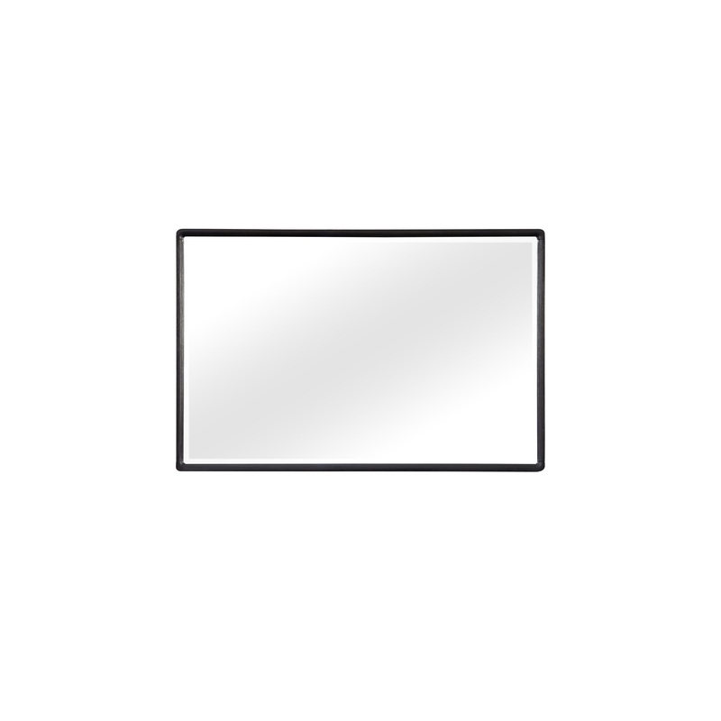Rectangle Wood Mirror - Black