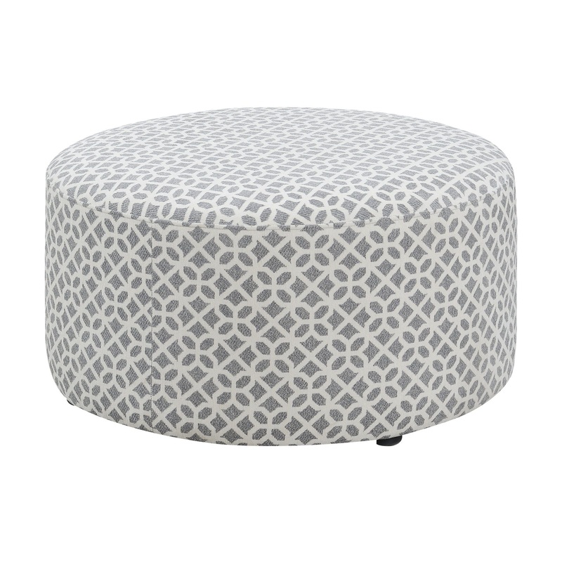 Ranger - Round Ottoman - Gray