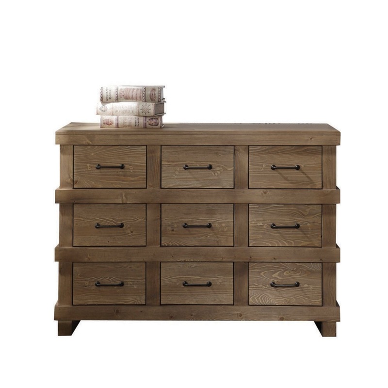 Adams - Anqtique Dresser - Brown Oak