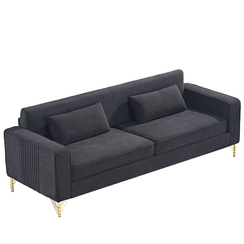 Aesthetic 3 Seater Couch With Classic Modern Appeal And Luxurious Soft Comfort