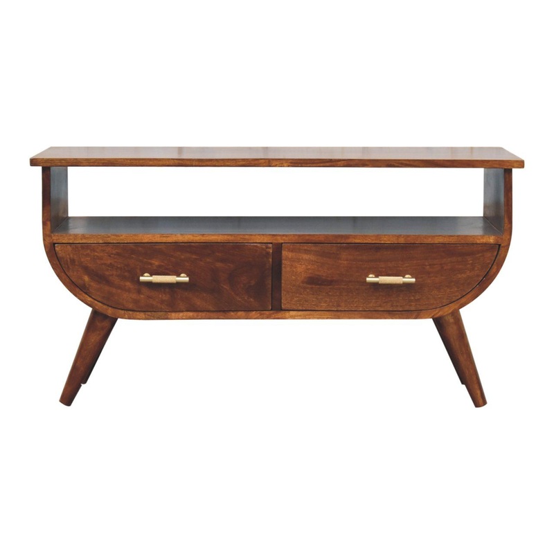 Agra - Artisan Furniture Media Unit - Brown