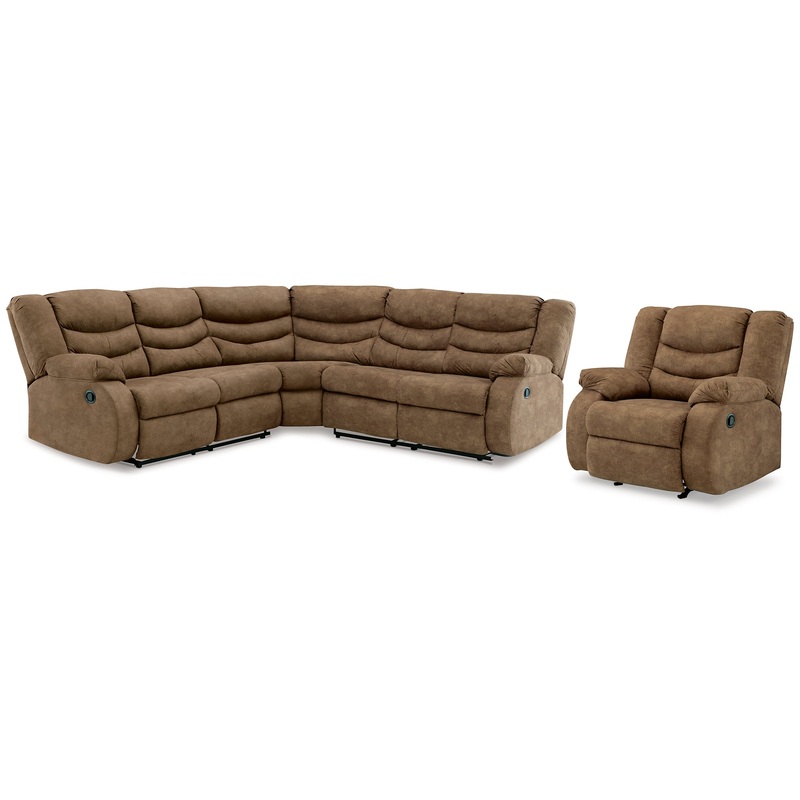 Partymate 2-Piece Sectional with Recliner