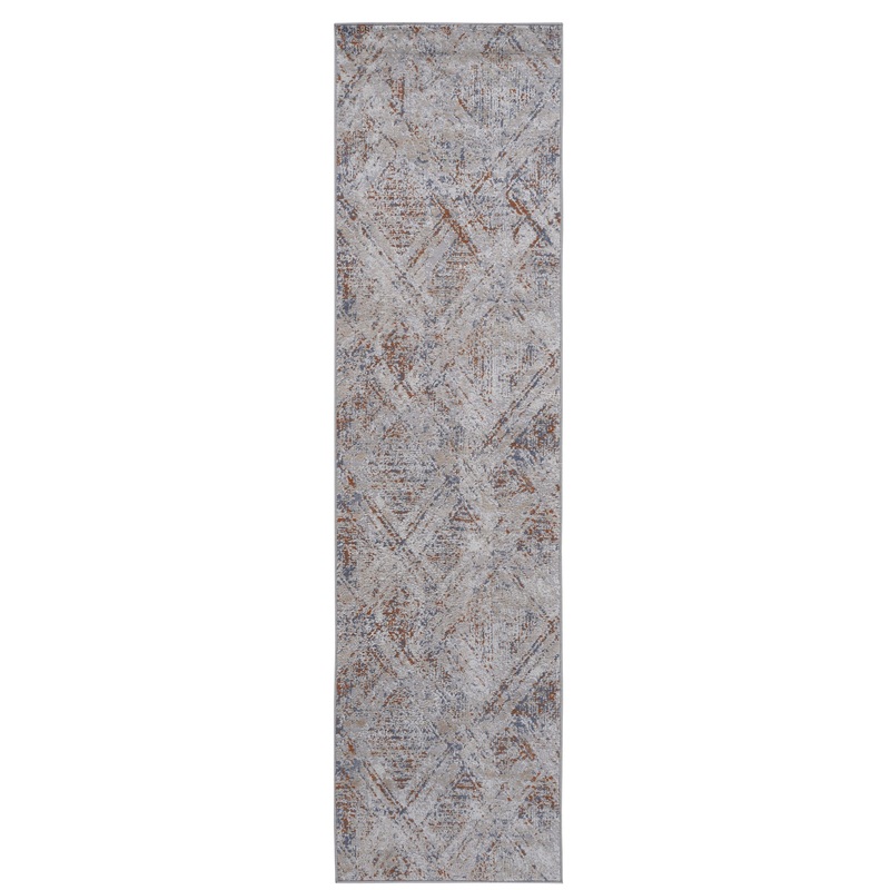 Payas - 2' x 8' Geometric Non-Shedding Stylish And Stain Resistant Area Rug - Beige