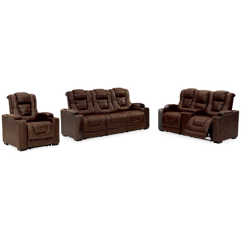 Owner's Box Sofa, Loveseat and Recliner