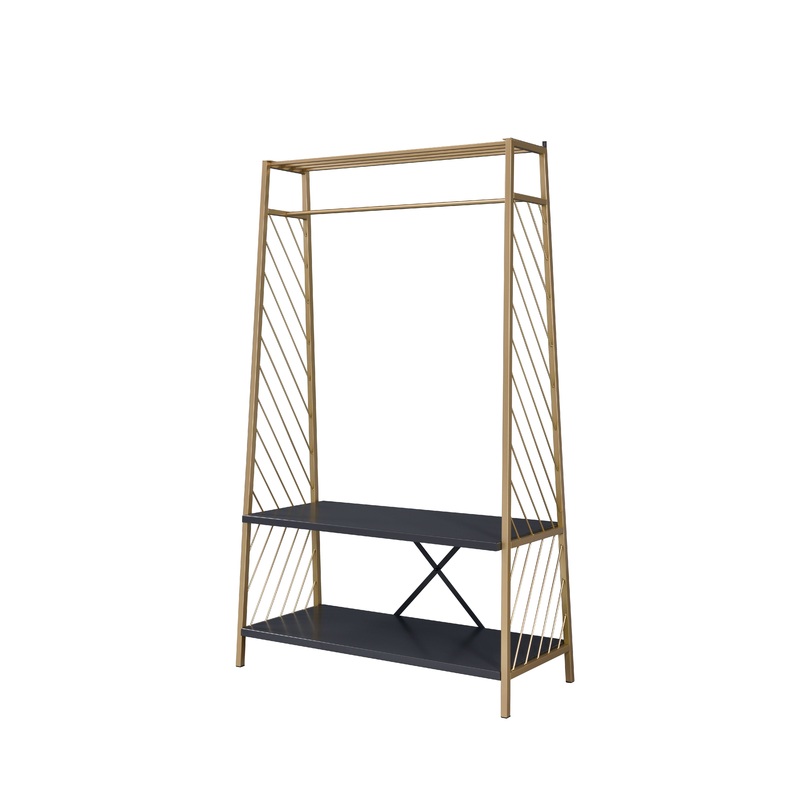 Pahor - Hall Tree - Gold / Black