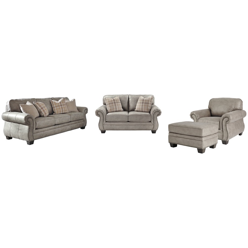 Olsberg Sofa, Loveseat, Chair and Ottoman