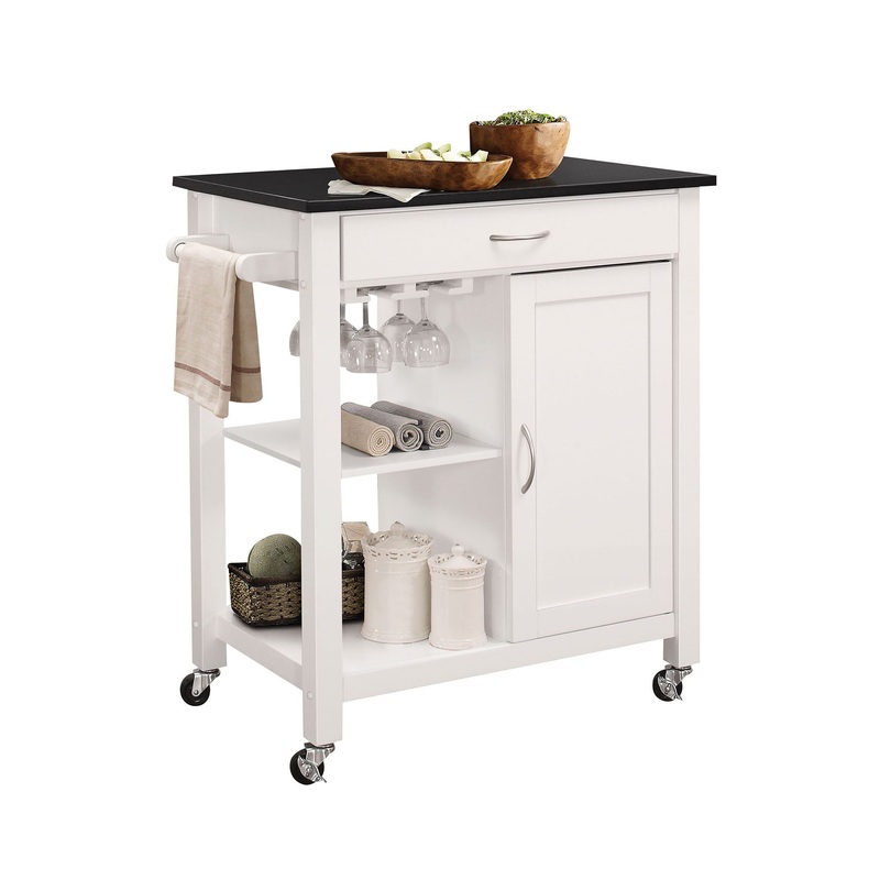 Ottawa - Kitchen Cart - Black / White