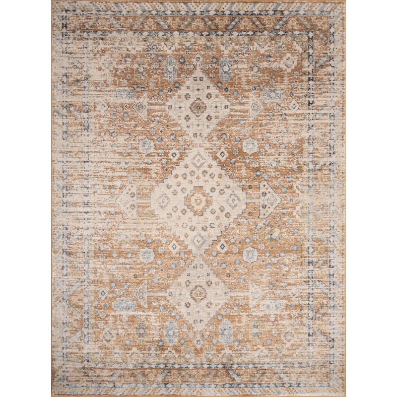 Noble - 5'3" X 7'3" Area Rug - Rust