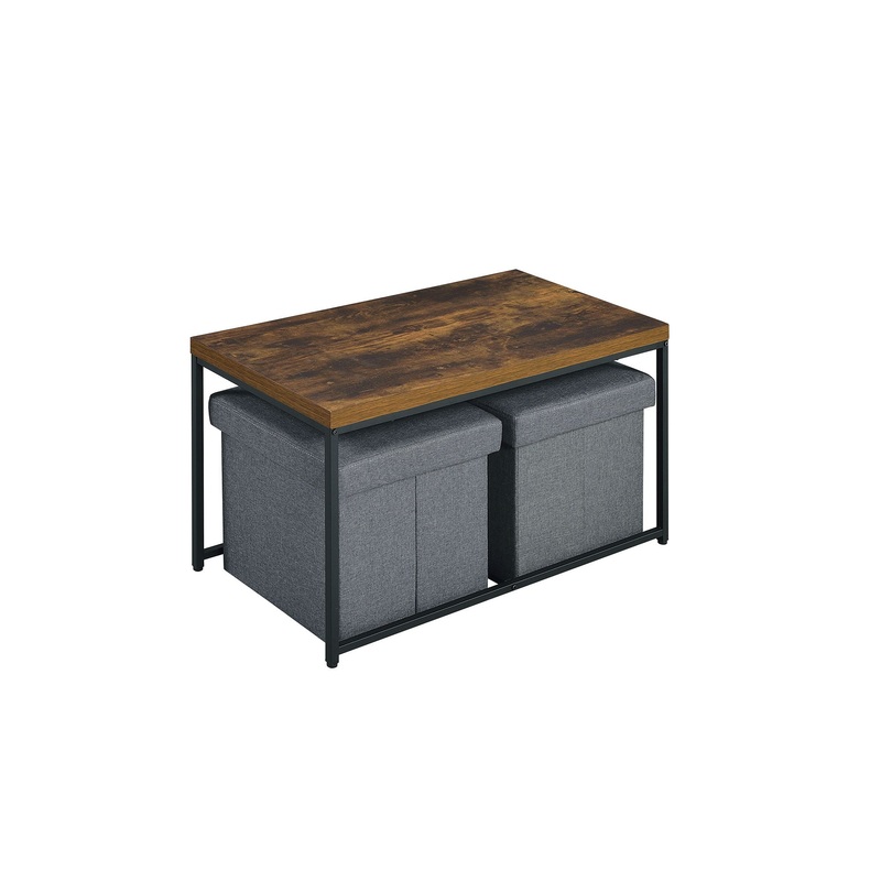Murph - Wood Grain 3 Piece Coffee Table (Set of 3)