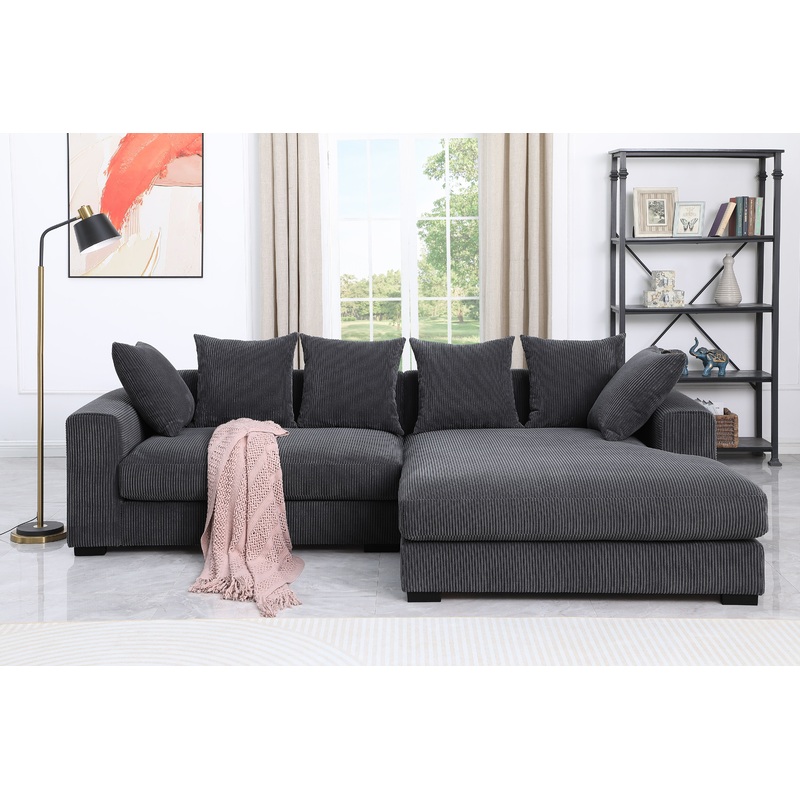 Naomi - 3 Piece Upholstered Sectional