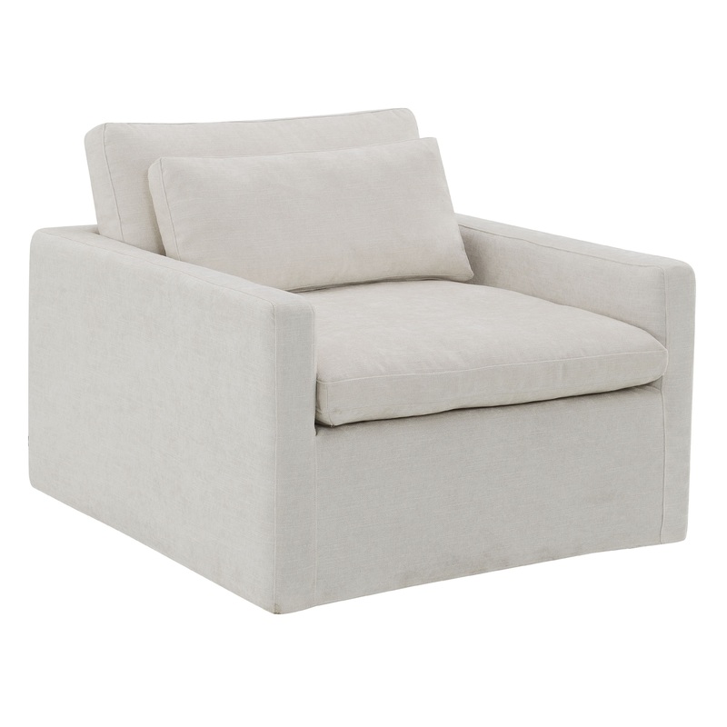 Naveen - Swivel Chair With 1 Toss Pillow