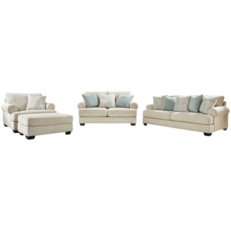 Monaghan Sofa, Loveseat, Chair and Ottoman