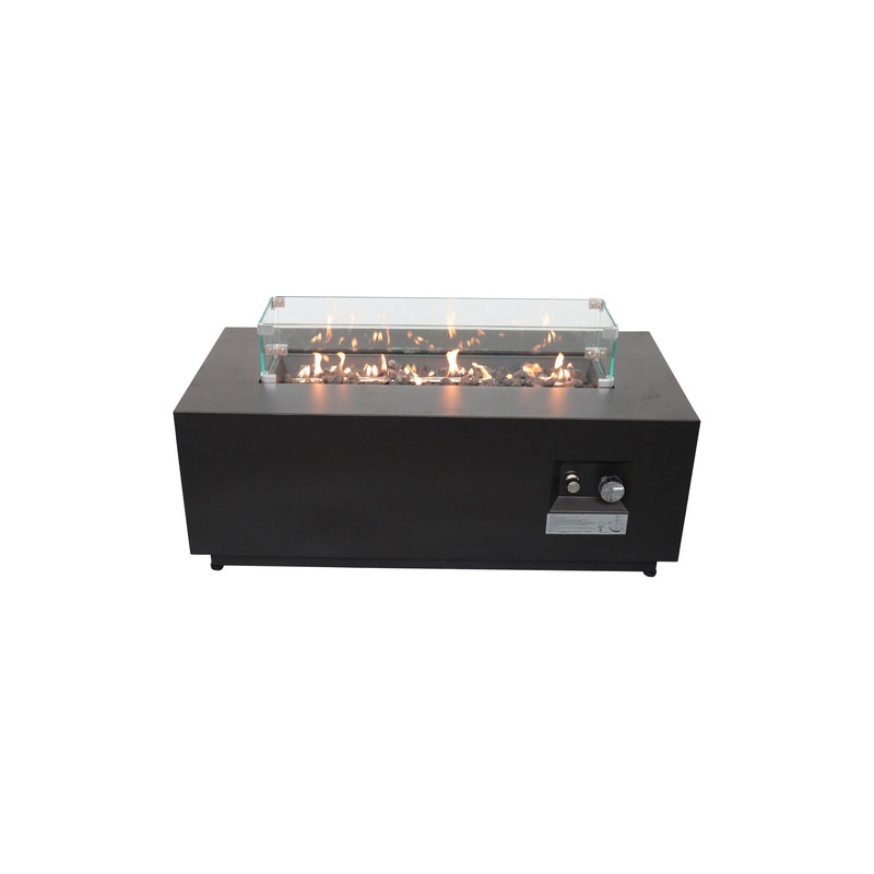 Modern Design Outdoor Fire Pit Table With Cover