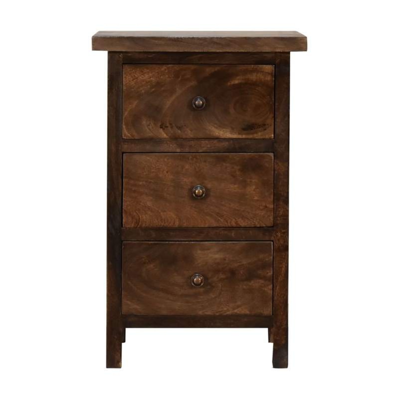 Mini Classic Country Bedside Table - Gray
