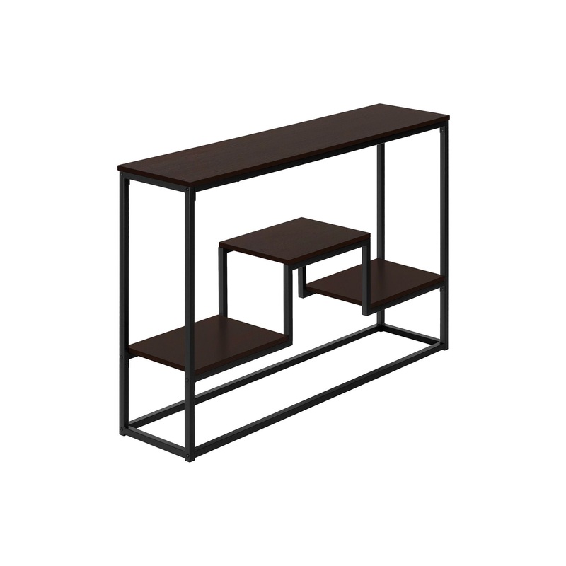 Accent Console Table For Entryway, Multi-Tier Design