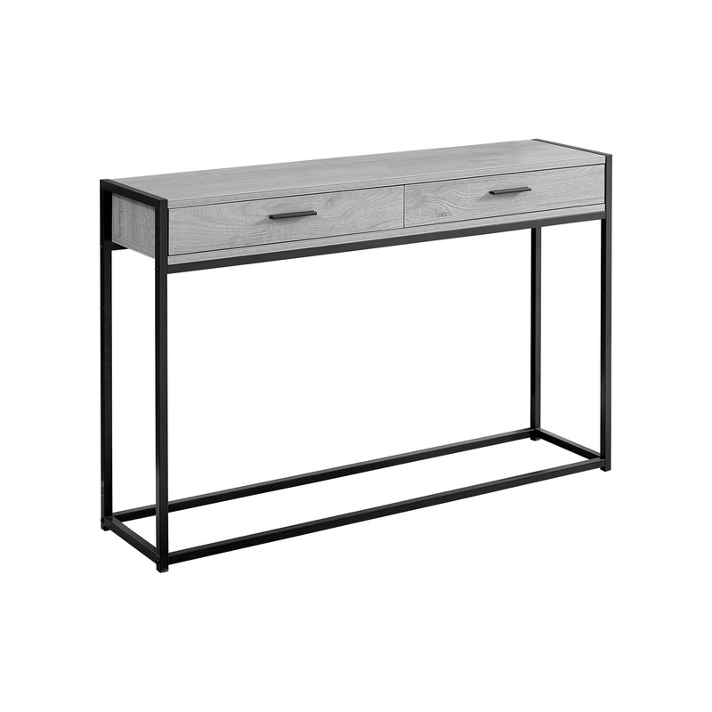 Accent Console Table For Entryway, Storage Drawers, Contemporary & Modern