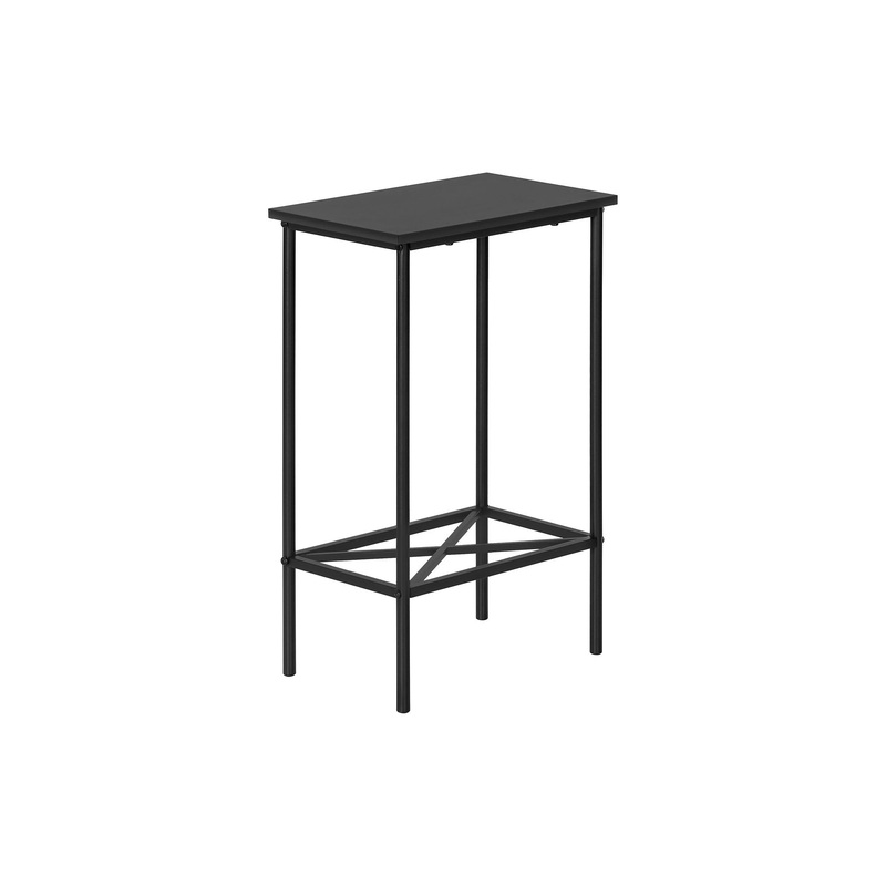 Accent Side Table, Narrow, Small, 2 Tier, Contemporary & Modern