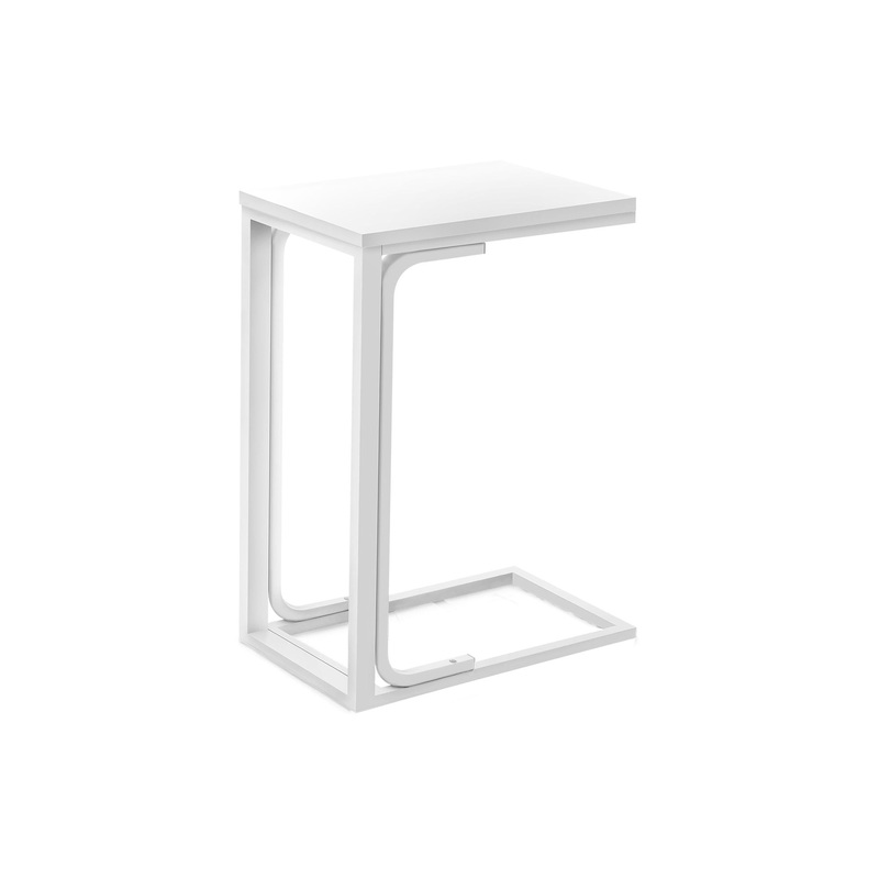 Accent Table, C - Shaped Modern Desig