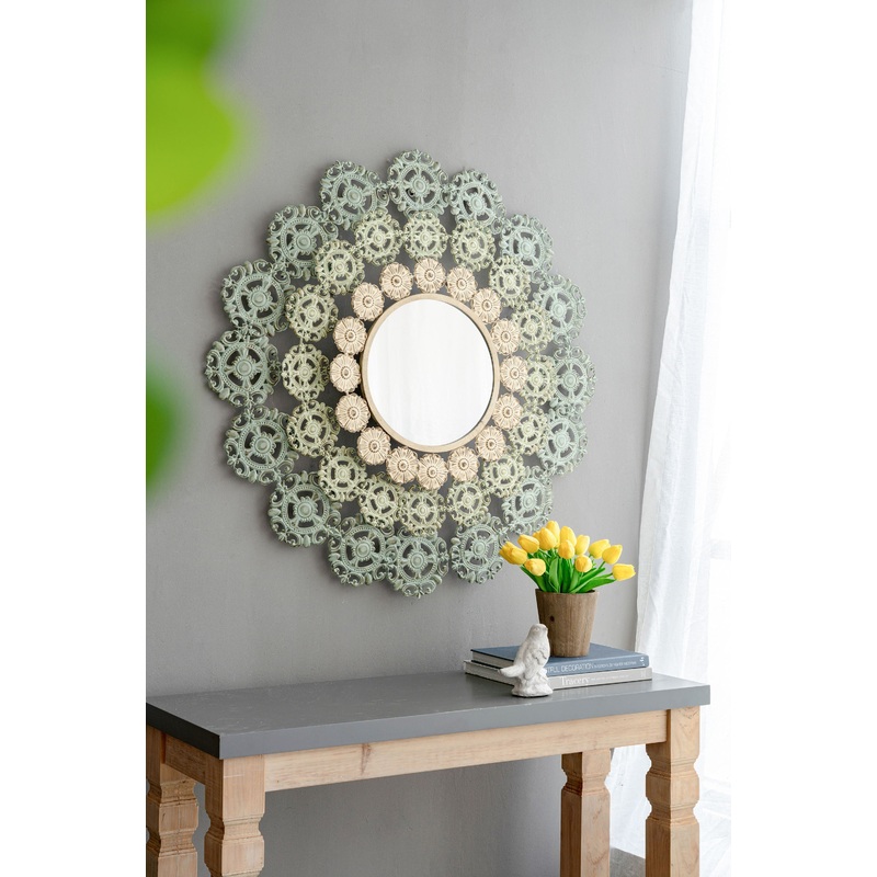 McGuire - Medallion Mirror - Multicolor