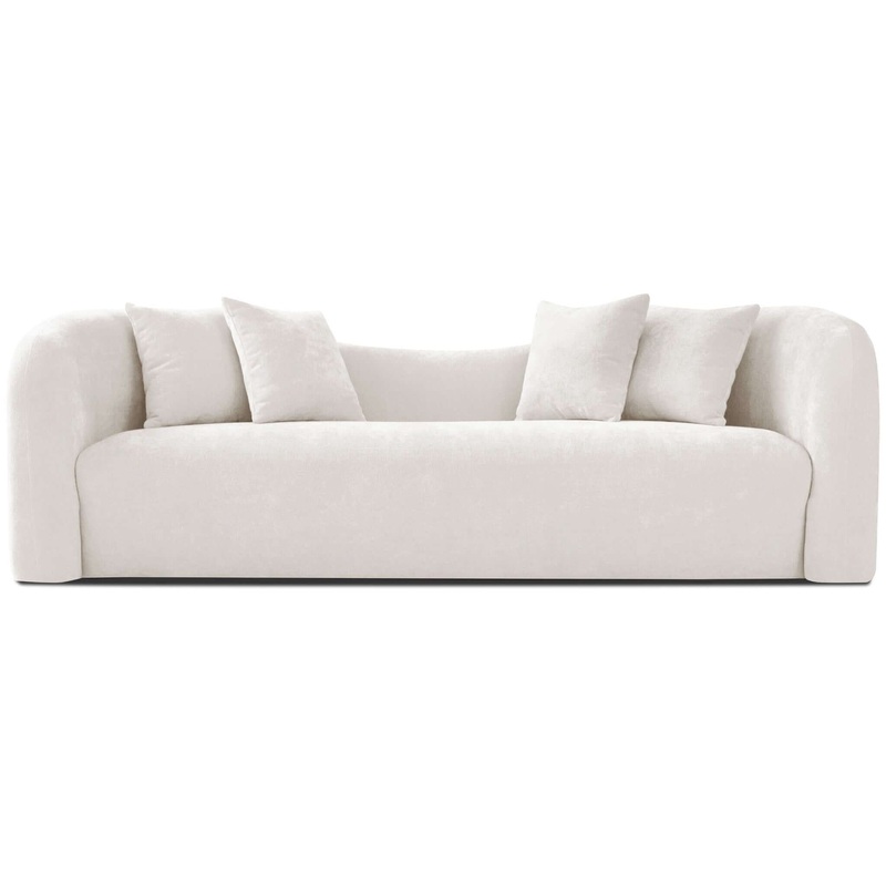 Mason - Mid Century Modern Luxury Tight Back Curvy Couch