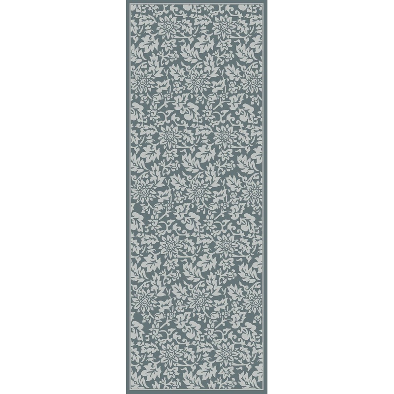 Macau - Non - Slip Accent Rug, Floral Charm
