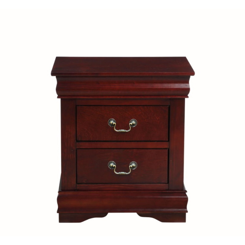 Louis Philippe - Nightstand, Elegant Design - Cherry
