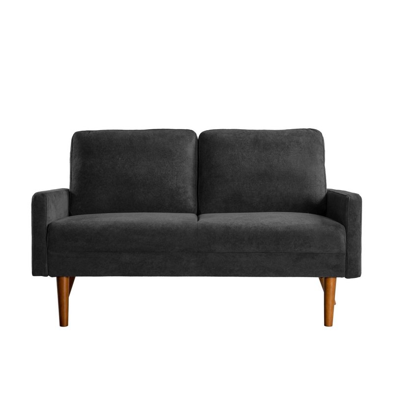 Loveseat Sofa, European Style With Sleek Design, Modern & Vintage Flair, Upholstered 2 Seater Couch
