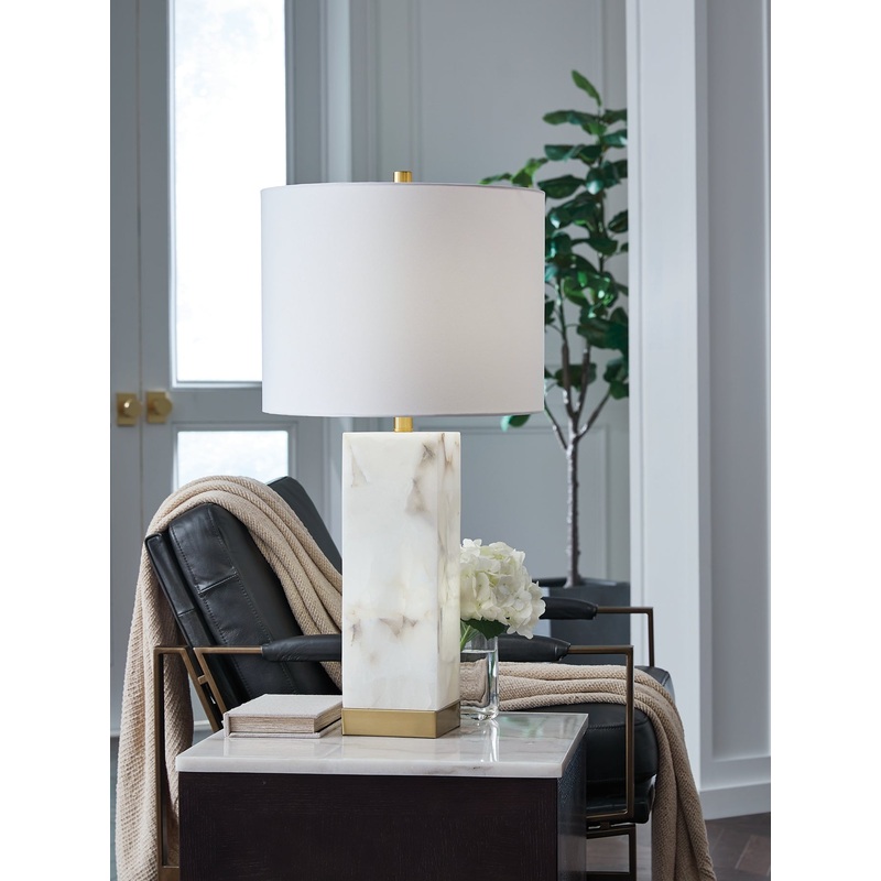 Linderfield Alabaster Table Lamp (1/CN)