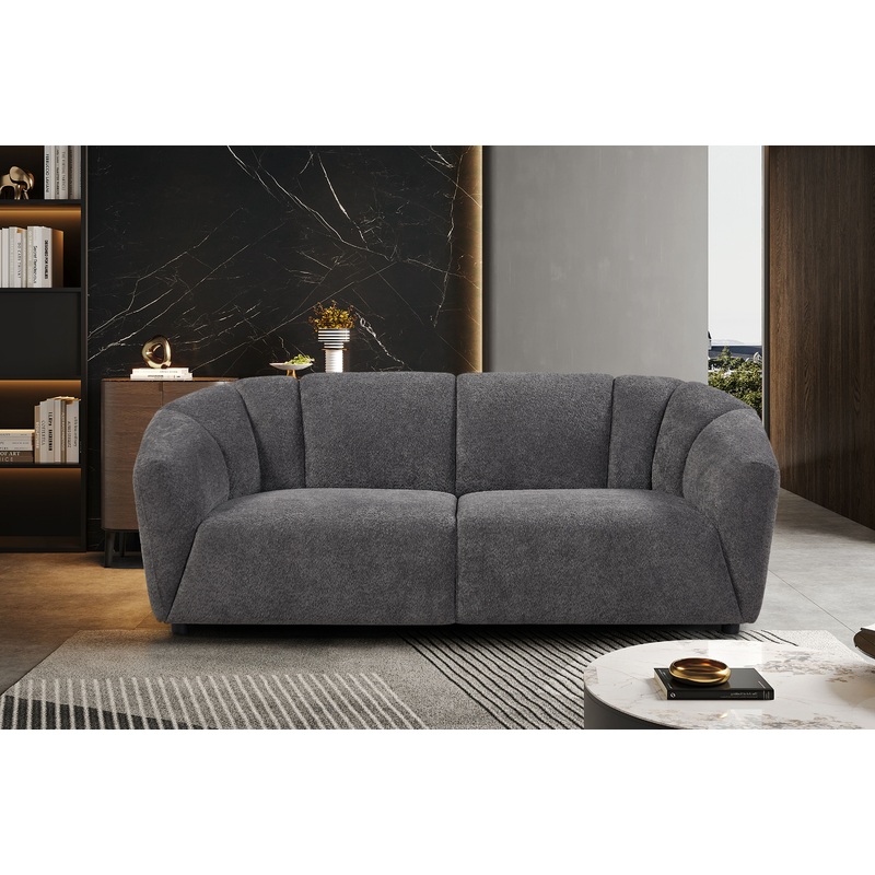 Living Room Sofa 3 Seater With Luxury Boucle