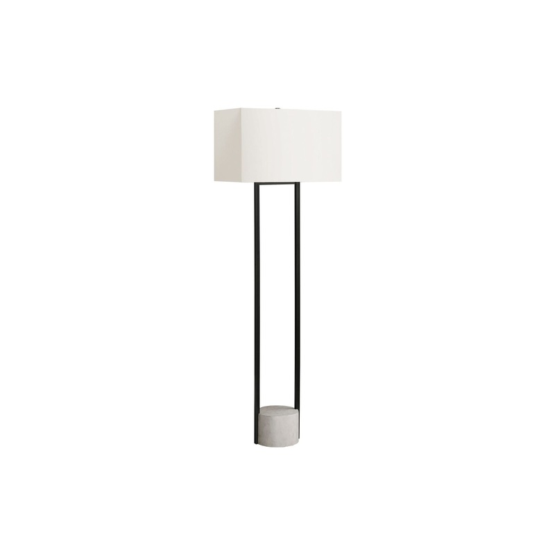 Lighting, Floor Lamp, Contemporary - Black / Beige
