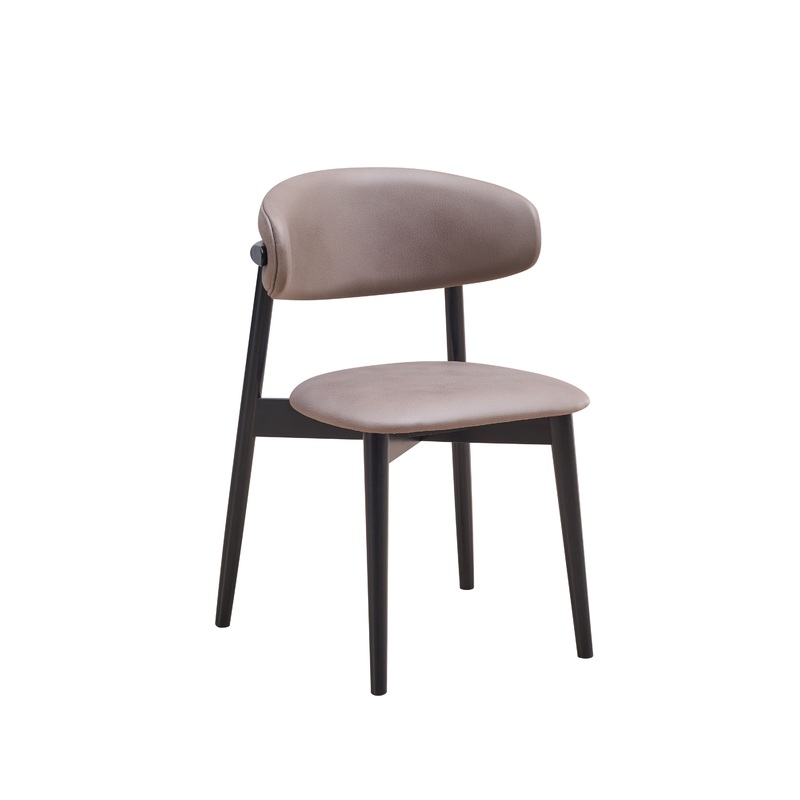 Lanae - Polished Microfiber Side Chair (Set of 2) - Gray