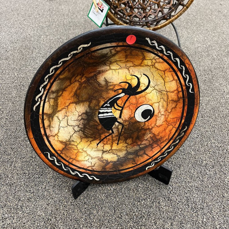 Kokopelli Platter w/ Stand