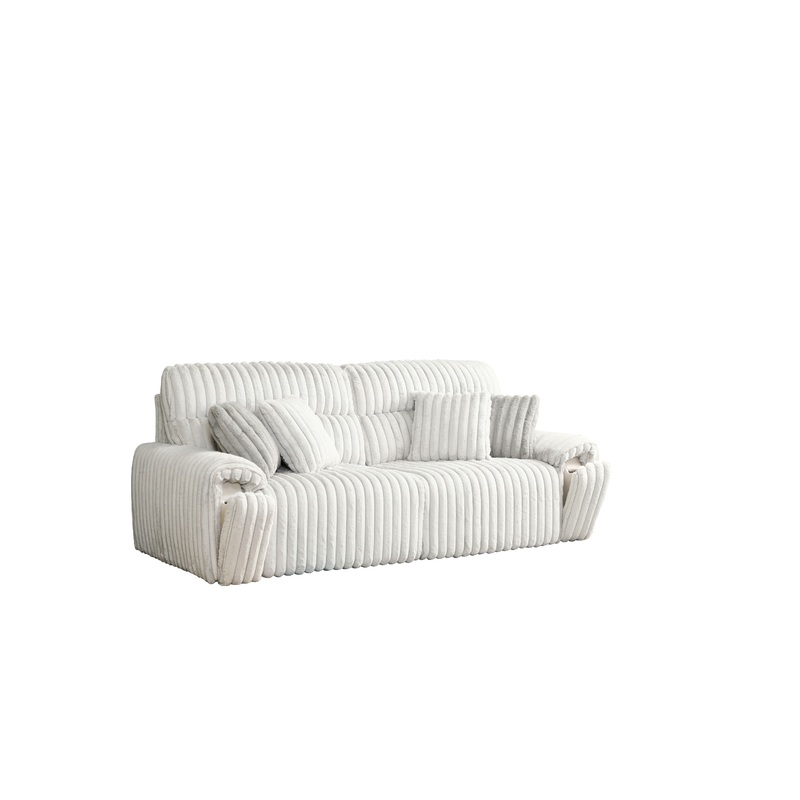 Jaya - Power Motion Sofa With Sleeper & USB Port - Mondo Gray