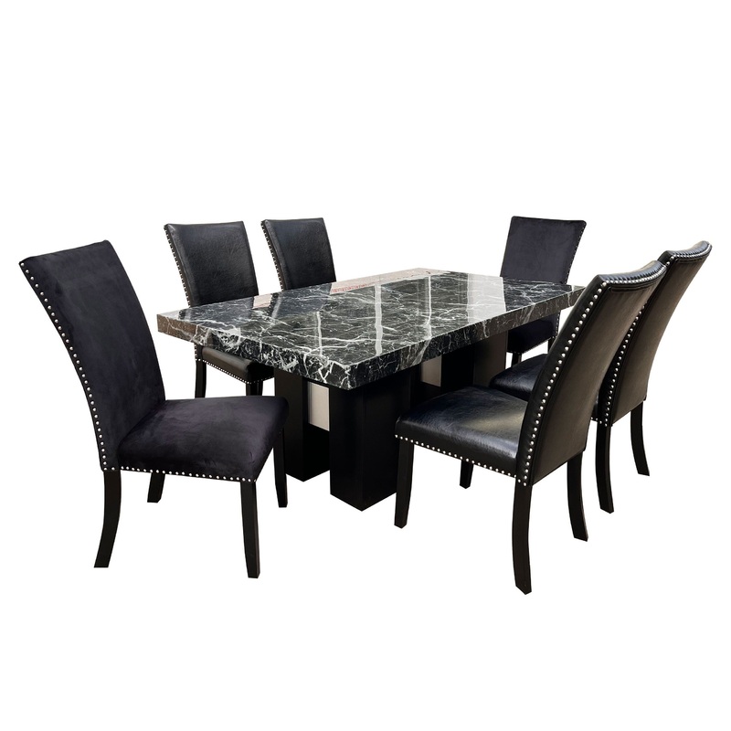 Jhoanna - 5 Pieces Dining Table Set With Chairs