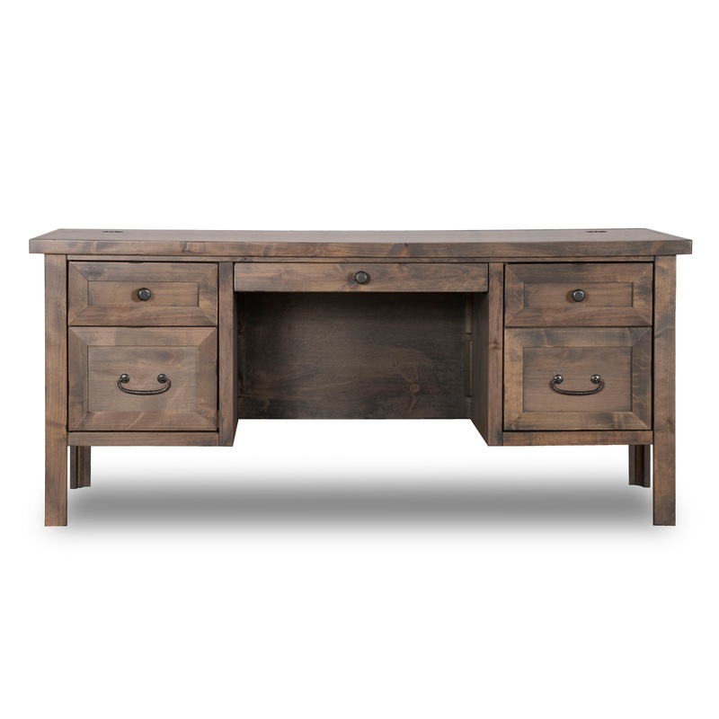 Joshua Creek - Executive Desk - Barnwood