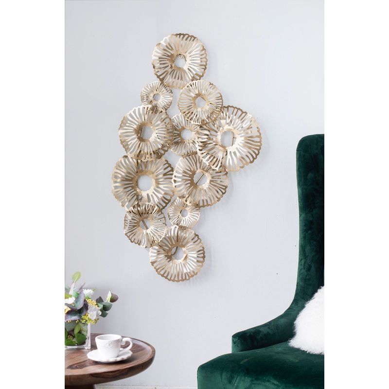 Iron Wall Art - Gold