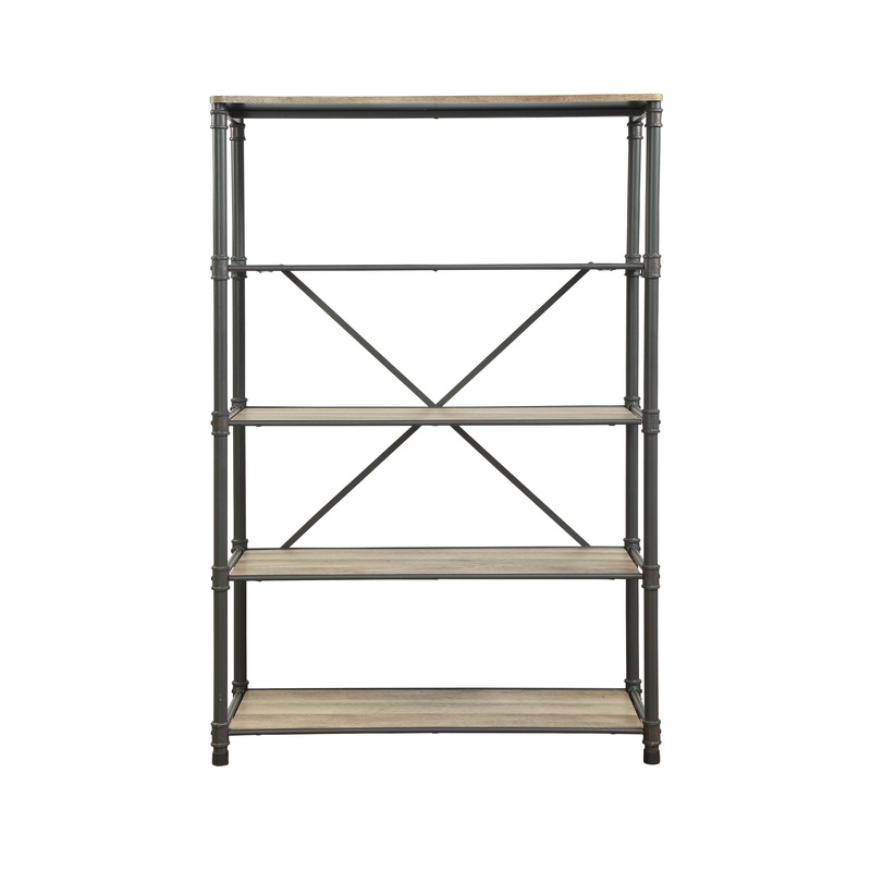 Itzel - Bookshelf - Gray / Oak