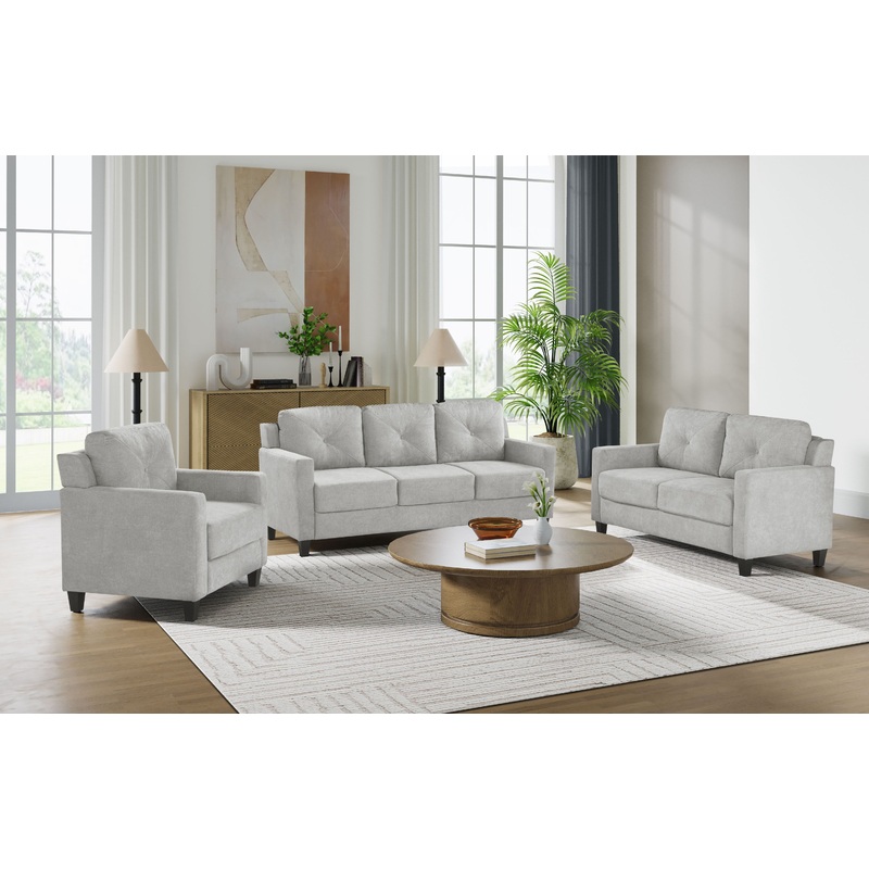 Horatio - Chenille 3 Piece Living Room Set