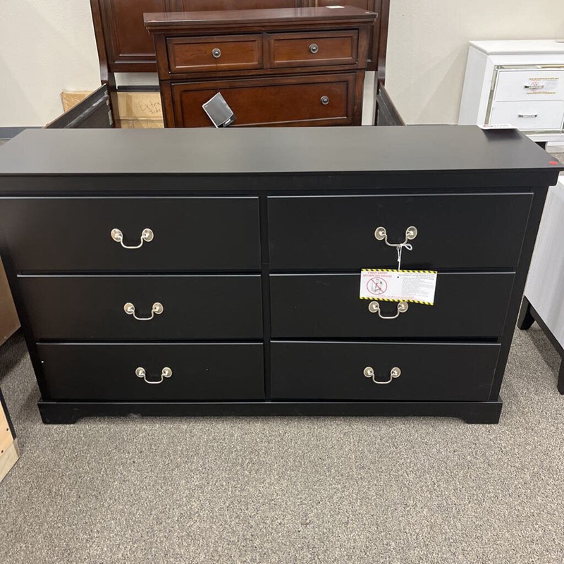 HOB 1519bk-5 Dresser Black