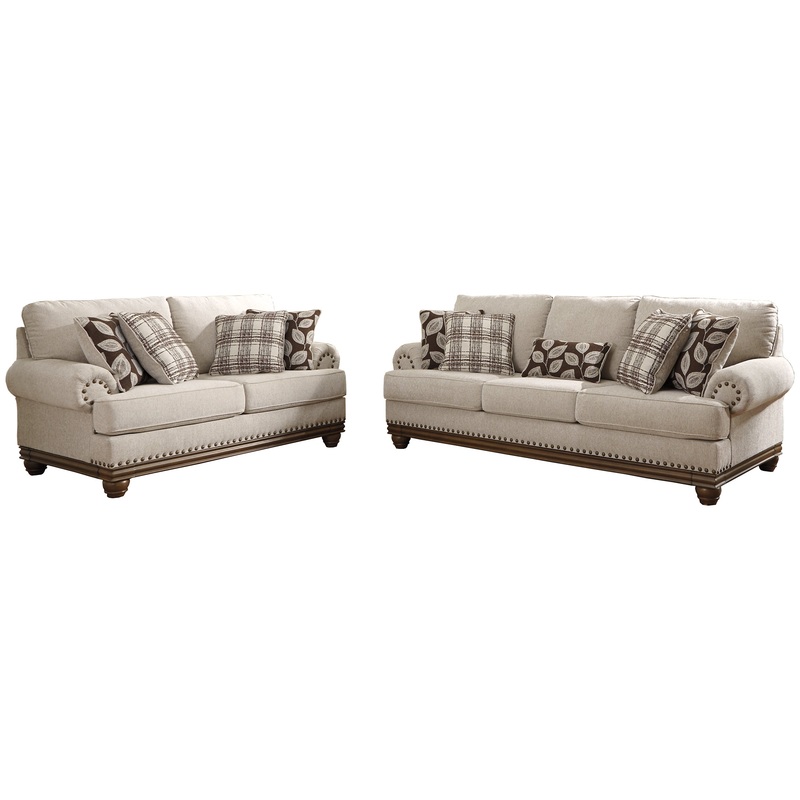Harleson Sofa and Loveseat