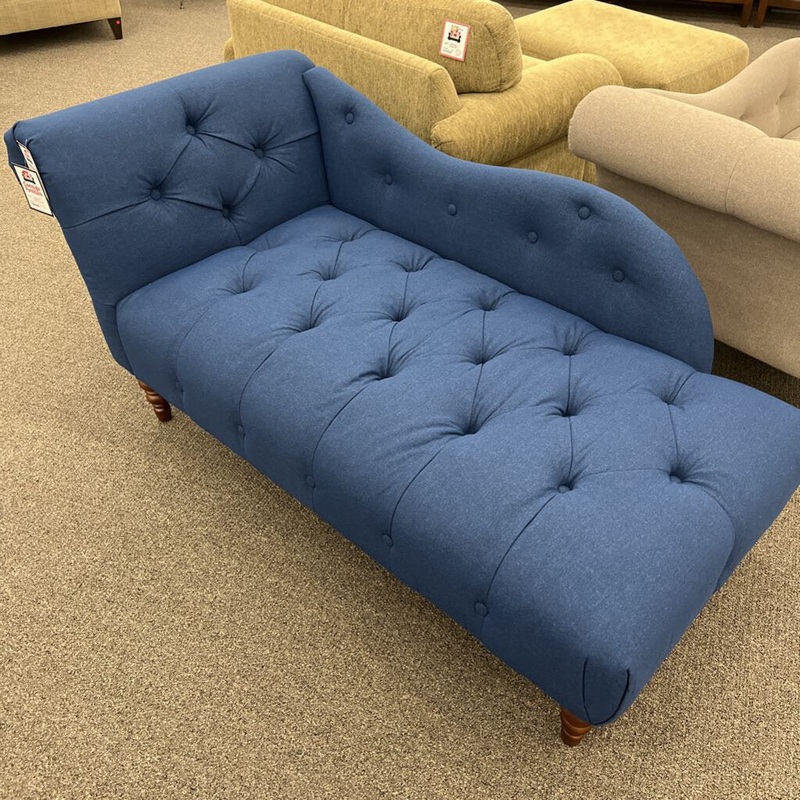 H 1044Bu-5 Chaise Lounge Blue