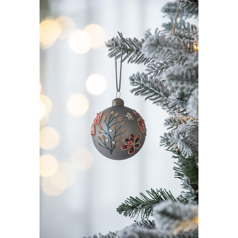 Glass Decorative Hanging Ball Christmas Tree Ornaments For Holiday Party Decorations