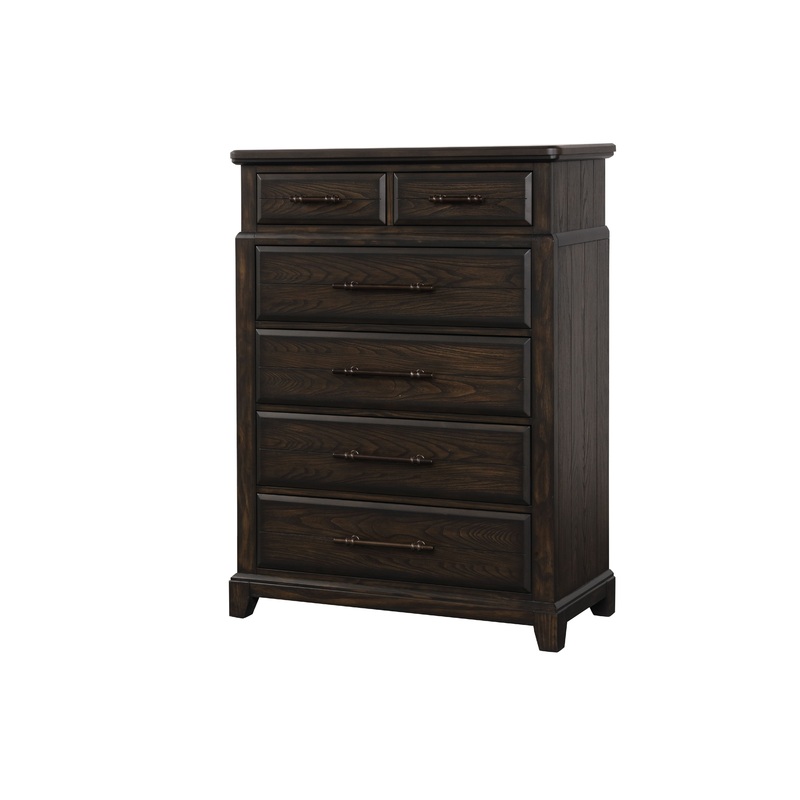 6 Drawer Dresser - Mahogany